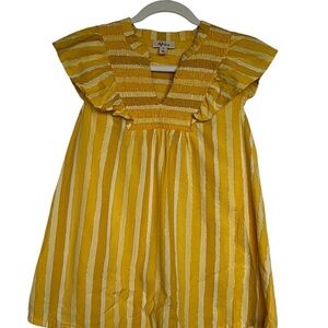 Yellow Striped Blouse